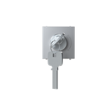 N2253 PL Key switch Silver - Zenit