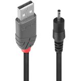 1.5m USB 2.0 Type A to 2.5mm DC Cable USB Type A Male to 2.5mm outer/0.7mm inner diameter DC connector