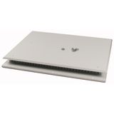 Top plate for OpenFrame, ventilated, W=1200mm, IP31, grey