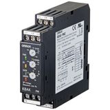 Monitoring relay 22.5mm wide, sim. monitoring of over-/under-voltage,