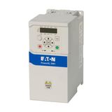 Variable frequency drive, 600 V AC, 3-phase, 7.5 A, 4 kW, IP20/NEMA0, Radio interference suppression filter, 7-digital display assembly, Setpoint pote