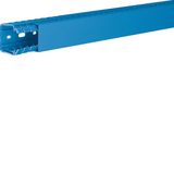 Slotted panel trunking made of PVC BA7 40x40mm blue
