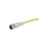 Connection cable 4 pole, DC, flat/open, 2m