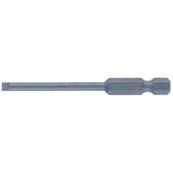 Bit for slotted screws, E 6.3 DIN 3126, Slotted, 6.5 x 70 x 1.2 mm