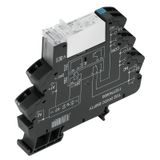 Relay module, 120 V AC ±10 %, Green LED, Rectifier, RC element, 1 CO c