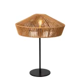 Lucide YUNKAI - Table lamp - Ø 40 cm - 1xE27 - Light wood