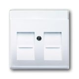1800-84-500 CoverPlates (partly incl. Insert) future®, Busch-axcent®, solo®; carat® Studio white