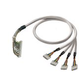 PLC-wire, Digital signals, 10-pole, Cable LiYY, 9 m, 0.14 mm²
