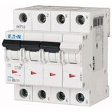 Miniature circuit breaker (MCB), 2 A, 3p+N, characteristic: B, 6 kA