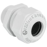 Cable gland Progress synthetic GFK Pg21 grey RAL 7035 Ex e II cable Ø9.5-12.5mm