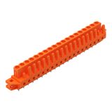 THT female header straight Pin spacing 5.08 mm orange