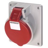 Mennekes Panel mounted recept., 32A3p9h400V, IP44 1735