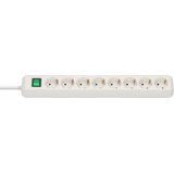 Eco-Line extension socket with switch 8-way white 3m H05VV-F 3G1,5