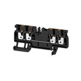 Feed-through terminal block, PUSH IN, 2.5 mm², 800 V, 24 A, Number of 