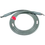 Earthing cable w. 2 crimped cable lugs W 10.5mm  70mm²  L 4000mm AL