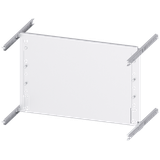 Mounting plate 3VA12 (250 A), 3 or 4-pole, 8US setup, RCD: without, H: 400 mm