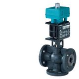 MXF461.50-30 - Mixing/2-port magnetic control valve, flange, PN16, DN50, kvs 30, AC / DC 24 V, DC 0/2...10 V / 4...20 mA