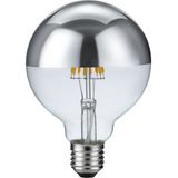 LED E27 Fila Globe Top Mirror G95x135 230V 470Lm 6.5W 925 AC Silver Di