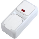 Palmiye White Il Switch - Ver Earth Socket QC CP