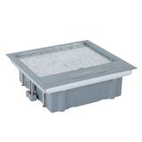 ACCESS 12-module floor box horizontal