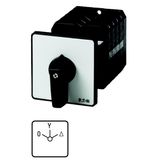 Star-delta switches, T5B, 63 A, rear mounting, 4 contact unit(s), Contacts: 8, 60 °, maintained, With 0 (Off) position, 0-Y-D, Design number 8410