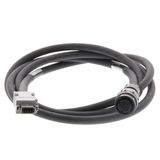 G5 series servo encoder cable, 1.5 m, 200 V: 1 to 1.5 kW, 400 V: 400 W