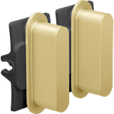 Niko Rocker set for double switch functions, alu gold