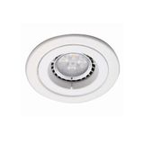 iCage Mini GU10 Die-Cast Fire Rated Downlight White