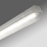 Linda LED 1x24W NOT 1h, 4000K, 3914lm, IP65, grey, l=1270mm