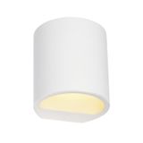 PLASTRA GL 104 ROUND wall lamp, G9, max. 42W, white plaster