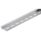 210-115 Steel carrier rail; 35 x 7.5 mm; 1 mm thick
