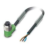 SAC-3P- 3,0-PUR/M12FR BK - Sensor/actuator cable