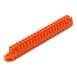 THT female header straight Pin spacing 5.08 mm orange