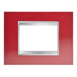 LUX PLATE 3P METAL RED GLAMOUR GW16203MR