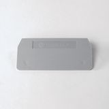 Terminal Block, End Barrier, Gray, for 1492-L3T