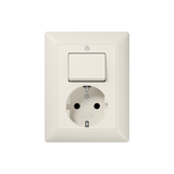 Switch + socket combination AS5576EU