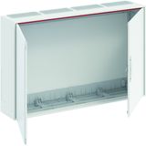 B44 ComfortLine B Wall-mounting cabinet, Surface mounted/recessed mounted/partially recessed mounted, 192 SU, Grounded (Class I), IP44, Field Width: 4, Rows: 4, 650 mm x 1050 mm x 215 mm