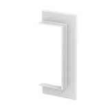 G-KWAO70170RW  Cover frame, open, 238x25x104, pure white Acrylonitrile-butadiene-styrene