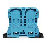 2-conductor through terminal block 185 mm² lateral marker slots blue