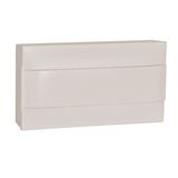 1X18 module surface-mounted box - White door - Without terminal block