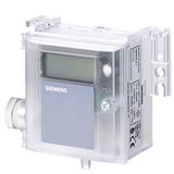 QBM3020-1D - Air duct differential pressure sensor with display, 0...100 Pa