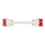 pre-assembled interconnecting cable Eca Socket/plug red