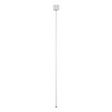 EUTRAC pendant rod fixed for 3-phase track, 120cm, white
