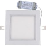 Downlight - 10W 630lm 4000K  - 200x200mm  - Dimmable - Silver