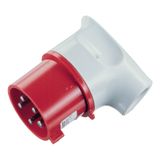 Angled plug, 32A5p6h400V, IP44