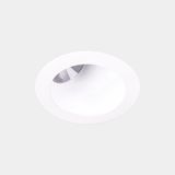 Downlight Play Deco Asymmetrical Round Fixed 17.7W LED warm-white 2700K CRI 90 45.3º White/white IP54 1378lm