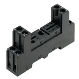 Relay socket, flat design, IP20, 2 CO contact , Screw connection