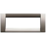 Classica plate 6M metal black chrome