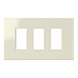 Cover frame bathroomset ivory