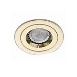 iCage Mini GU10 Die-Cast Fire Rated Downlight Brass